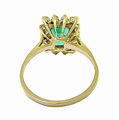 Colombian Emerald Ring & Diamonds - In House Treasure