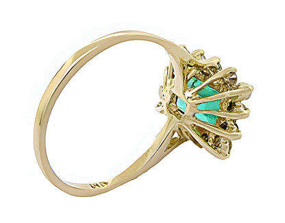 Colombian Emerald Ring & Diamonds - In House Treasure