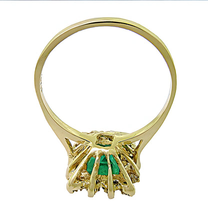 Colombian Emerald Ring & Diamonds - In House Treasure