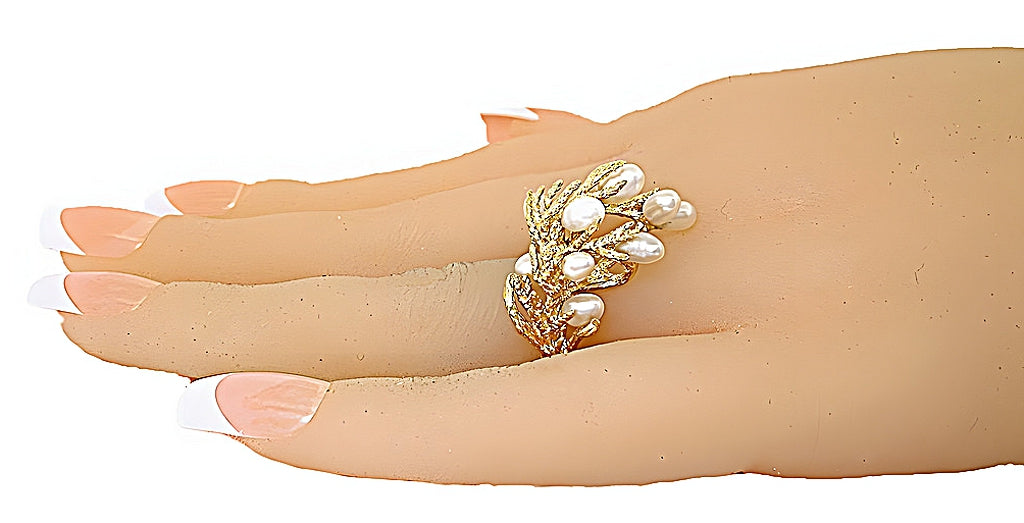 Fresh Water Pearl Ring, Branch Style - In House Treasure