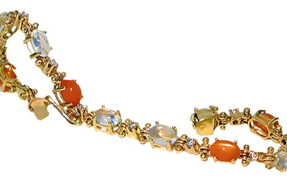 Moonstone Bracelet & Diamonds - In House Treasure