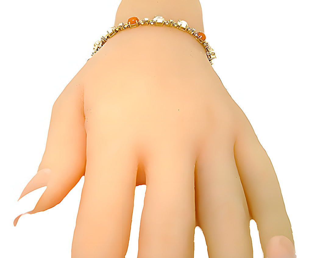 Moonstone Bracelet & Diamonds - In House Treasure