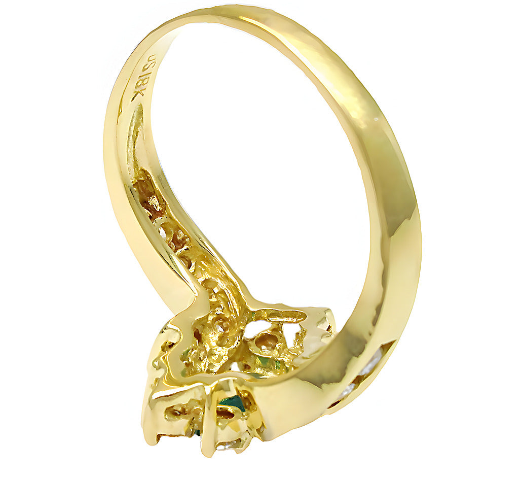 Oval Emerald Ring & Diamonds - In House Treasure