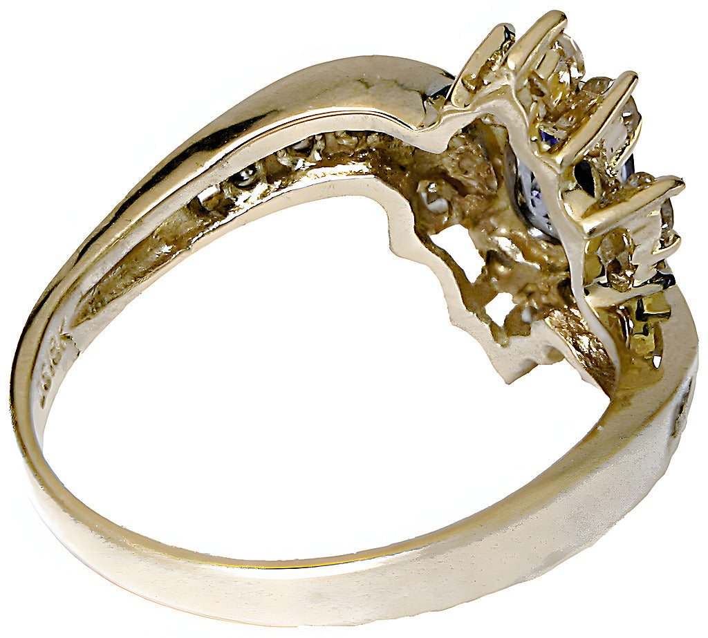 Tanzanite Ring, Channel/Prong Setting - In House Treasure