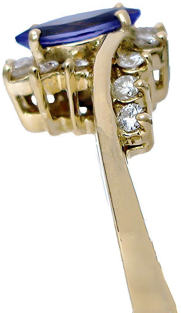 Tanzanite Ring & Round Diamonds - In House Treasure