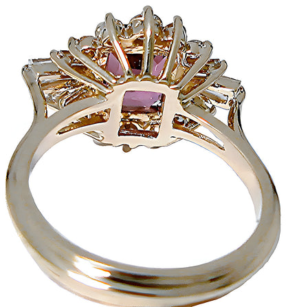 Tourmaline Ring, Baguette & Diamonds - In House Treasure